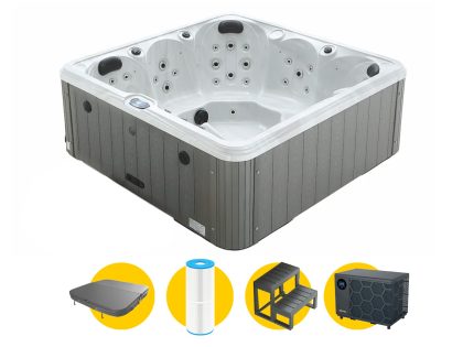 W'eau Lagune spa met warmtepomp - 6 persoons