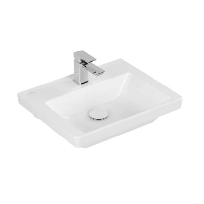 Villeroy & Boch Fontein Villeroy & Boch Subway Met CeramicPlus Zonder Overloop 3.0 50x40x14.5 cm Stone White Villeroy & Boch