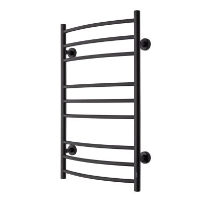 TVS Design Elektrische Radiator TVS ELDO 9 Mat Zwart met Timer 86x53 cm TVS Design
