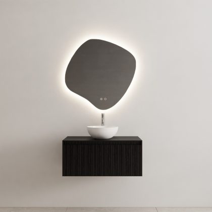 Gliss Design Onderkast Gliss Design Timotheus 60 cm Incl. Topplaat Black Veneer Gliss Design
