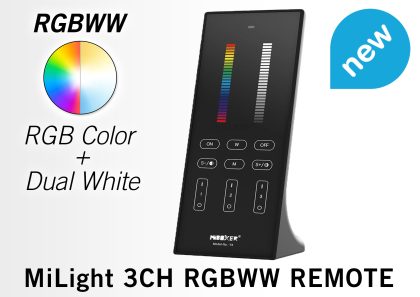 Mi·Light Staande Touch Remote RGB+CCT (Dual White) Mi-Light RGBWW met 3-kanalen