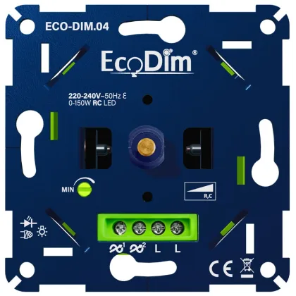 EcoDim ECO-DIM.04 Led dimmer universeel 0-150W (RC)