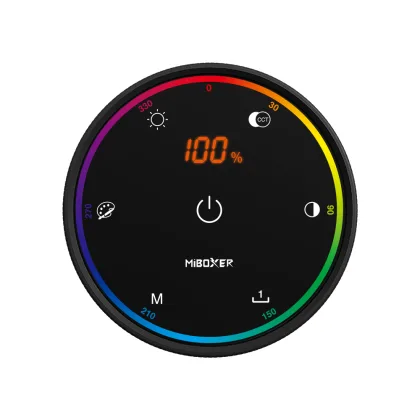 Mi·Light MiBoxer K6 RF Draaiknop Afstandsbediening- RGB/RGBW/RGB+CCT, AAA Batterijen