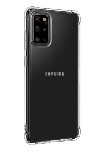 Lunso Schokbestendige softcase hoes - Samsung Galaxy S20 Plus - Transparant
