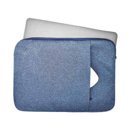 Lunso - Stijlvolle zachte neopreen sleeve hoes 11 inch - Lichtblauw