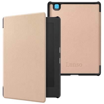Lunso Kobo Aura H20 Edition 2 hoes (6.8 inch) - sleepcover - Goud