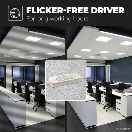 HOFTRONIC™ LED Paneel transformator - 40W - Mingfirst driver - DC connector - LED trafo - IP20 voor binnen