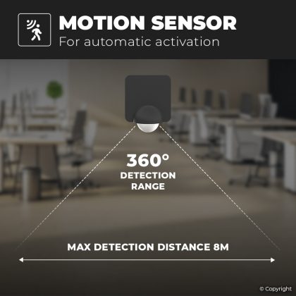 HOFTRONIC™ PIR Sensor - Bewegingssensor en schemerschakelaar (dag en nacht sensor) - IP54 waterdicht Voor buiten en binnen - Max 1200 Watt - Zwart