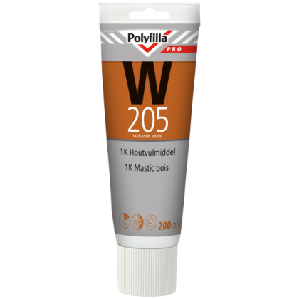 Polyfilla Pro W205 1K Houtvulmiddel - 200 ml