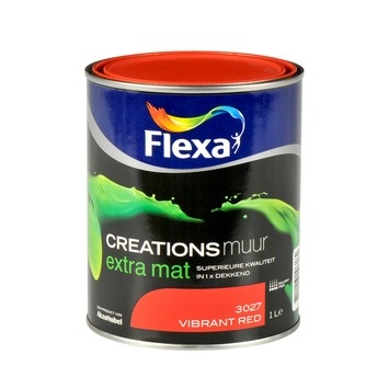 Flexa Creations Muurverf Extramat - Vibrant Red 3027