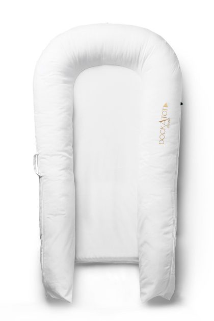 DockAtot Sleepyhead GRAND Dock Pristine wit - ademend materiaal - 9 tot 36 maanden