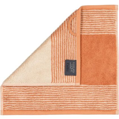 Cawö Cawö Two-Tone Gezichtsdoekje kupfer 30/30