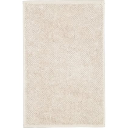 Cawö Cawo Pure Uni Gastendoekje 30x50 kreide
