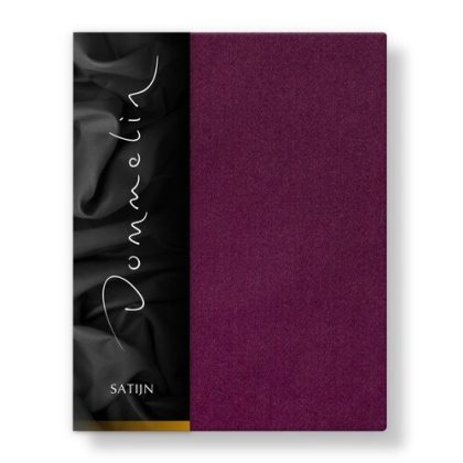 Dommelin Dommelin Laken Uni Satijn 300TC 582 Aubergine 200x270 cm