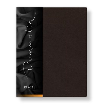 Dommelin Dommelin Laken Uni Percal 200TC 575 Choco 160x270 cm