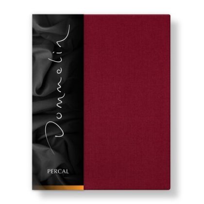 Dommelin Dommelin Laken Uni Percal 200TC 580 Rosso 160x270 cm