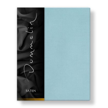 Dommelin Dommelin Laken Uni Satijn 300TC 591 Pastelblauw 160x270 cm