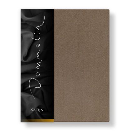 Dommelin Dommelin Laken Uni Satijn 300TC 574 Cappuccino 160x270 cm