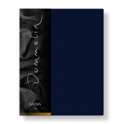 Dommelin Dommelin Laken Uni Satijn 300TC 524 Navy 160x270 cm