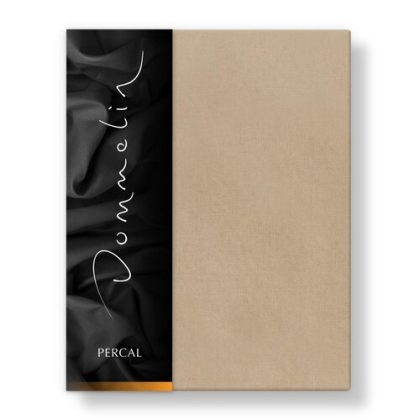 Dommelin Dommelin Laken Uni Percal 200TC 549 Cafe 160x270 cm