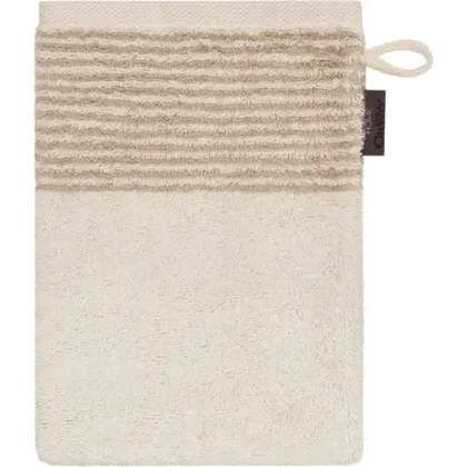 Cawö Cawö Two-Tone Washandje 16x22 natur