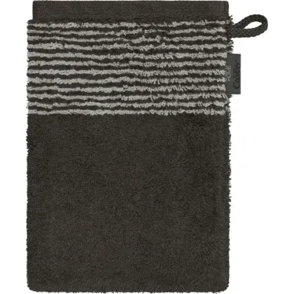 Cawö Cawö Two-Tone Washandje 16x22 basalt
