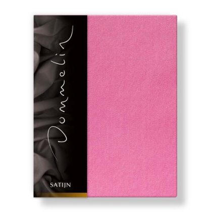 Dommelin Dommelin Hoeslaken Uni Satijn 300TC 578 Fuchsia 90x200/30