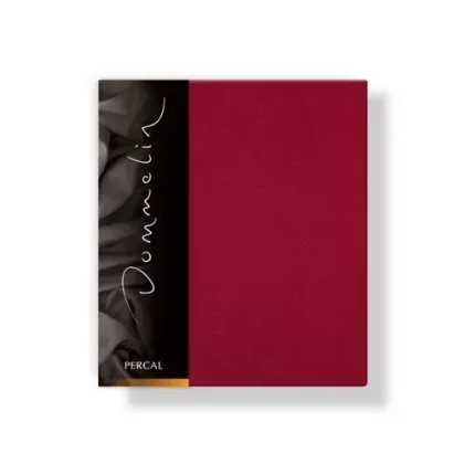 Dommelin Dommelin Kussensloop Uni Percal 200TC Rosso 40x60 cm