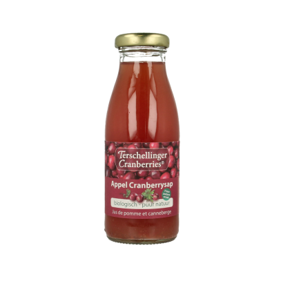 Terschellinger Appel cranberrysap bio 250 Milliliter