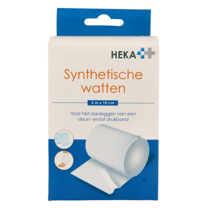 Heka Synthetische watten 3m x 10cm 1 Stuks