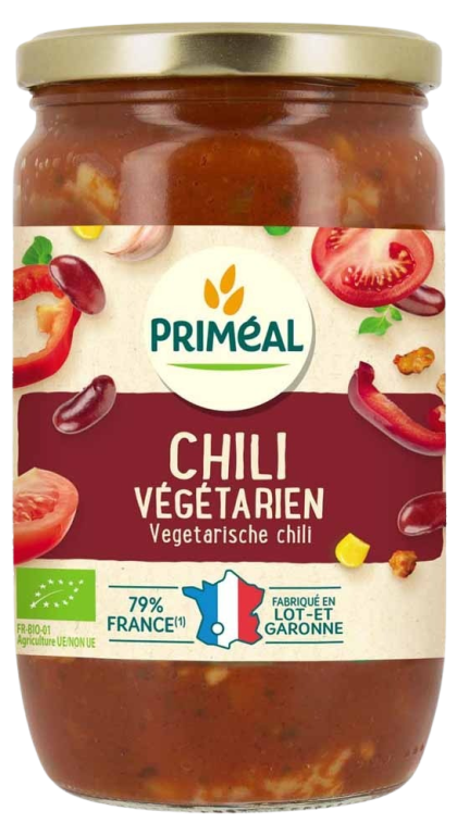 Primeal Vegetarische chili bio 665 Gram
