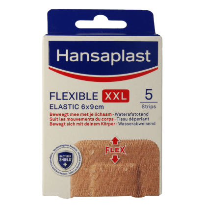 Hansaplast Flexible XXL 6 x 9cm 5 Stuks