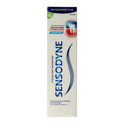Sensodyne Tandpasta gevoeligheid & tandvlees caring mint 75 Milliliter