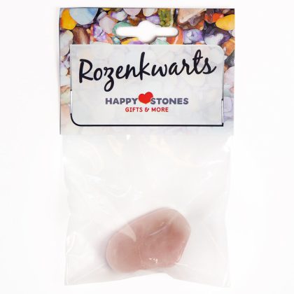 Volatile Zakje geluk - rozenkwarts 1 Stuks