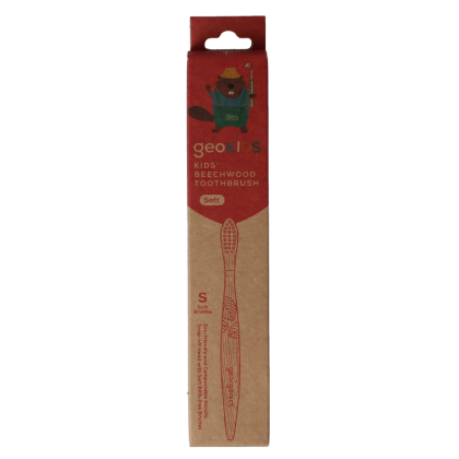Georganics Toothbrush kids beechwood 1 Stuks