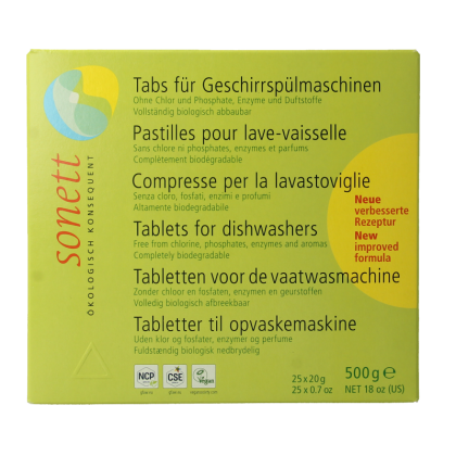Sonett Vaatwasmachine tablet 25 Stuks