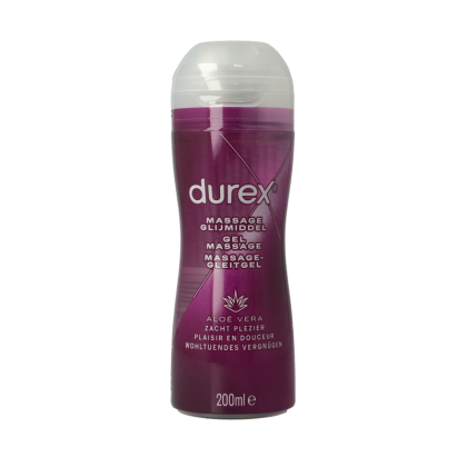 Durex Massageolie en glijmiddel 2-in-1 aloe vera 200 Milliliter
