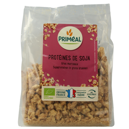 Primeal Sojaproteine grote brokken bio 150 Gram