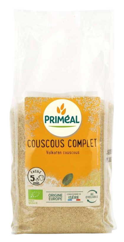 Primeal Couscous volkoren bio 500 Gram