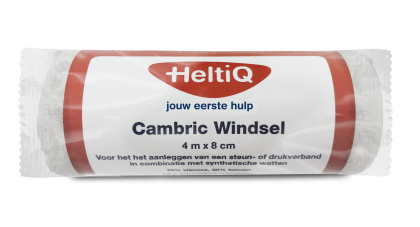 Heltiq Cambric windsel 4m x 8cm 1 Stuks