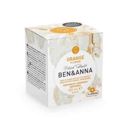 Ben & Anna Tandpasta orange fluoride 100 Gram
