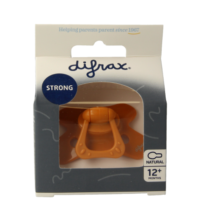 Difrax Fopspeen natural 12+ maanden assorti 1 Stuks