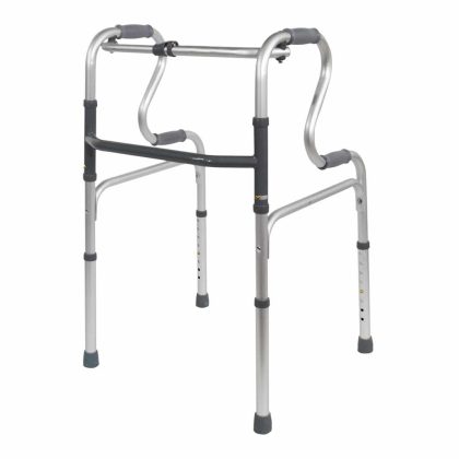 ThuiszorgwinkelXL Lichtgewicht looprek met sta-op functie | Hoogte 82 - 92 cm | Inklapbaar | Opvouwbaar | Aluminium | Aidapt | VP179A