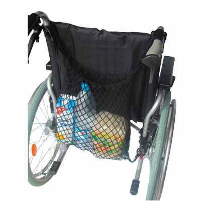 ThuiszorgwinkelXL Rolstoelnetje | Boodschappennetje rolstoel | MultiMotion | Zwart | 10040005