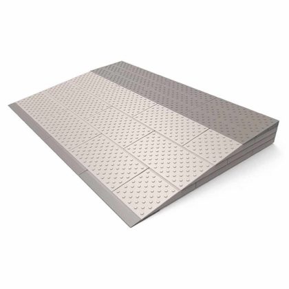 SecuCare Drempelhulp modulair systeem | 4 Laags - 84 x 57 x 8 cm | Voor rollator en rolstoel | Drempelhulpen | Oprijplaten | SecuCare | PR30333