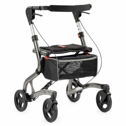 MultiMotion Rollator Trollimaster RG70 (8,6 kg) | MultiMotion | Medium | Inklapbaar | Antraciet | 10050004