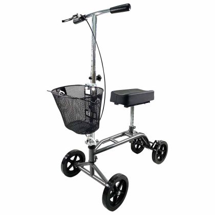 ThuiszorgwinkelXL Kniestep - Kniefiets - Knee walker | Met handrem | In hoogte verstelbaar | Bij blessure aan voet of been | mobiliteitshulpmiddel