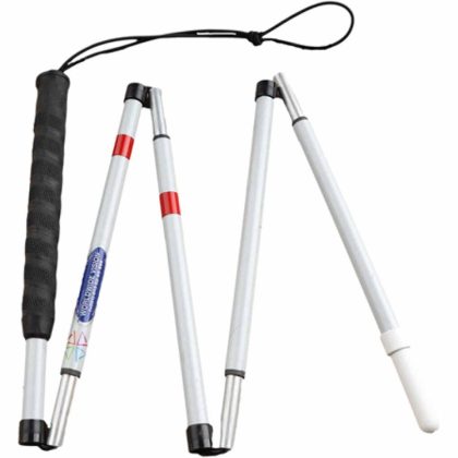Ambutech Taststok opvouwbaar carbonfiber, lengtes 110 t/m 160 cm | Kies een lengte : 155 cm | Ambutech