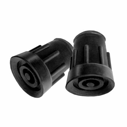 ThuiszorgwinkelXL Kruk- en stokdoppen 19 mm zwart - per 2 stuks