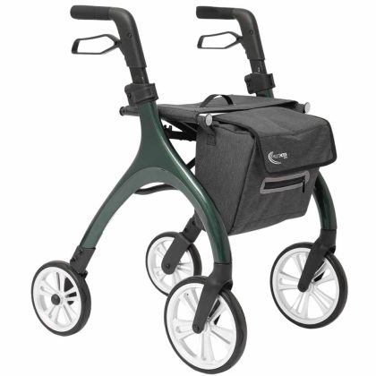 MultiMotion Curve lichtgewicht rollator met softwielen | Kies uw kleur : Groen | MultiMotion